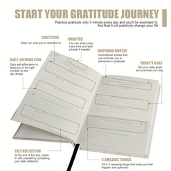 Gratitude Journal Daily Guide Hardcover