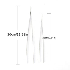 1PC Stainless Steel Food Tongs Churrasco Tweezers Clip BBQ Tools