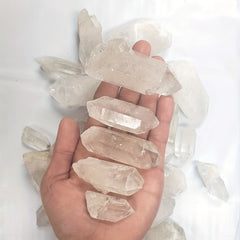 2" 2.54/5.08cm Transparent Quartz Crystal Point Pendant