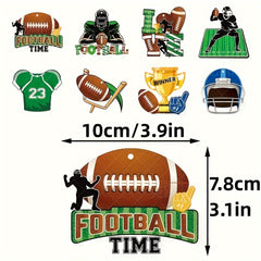 8pcs Football Theme Party Decorations Fan Party Favors