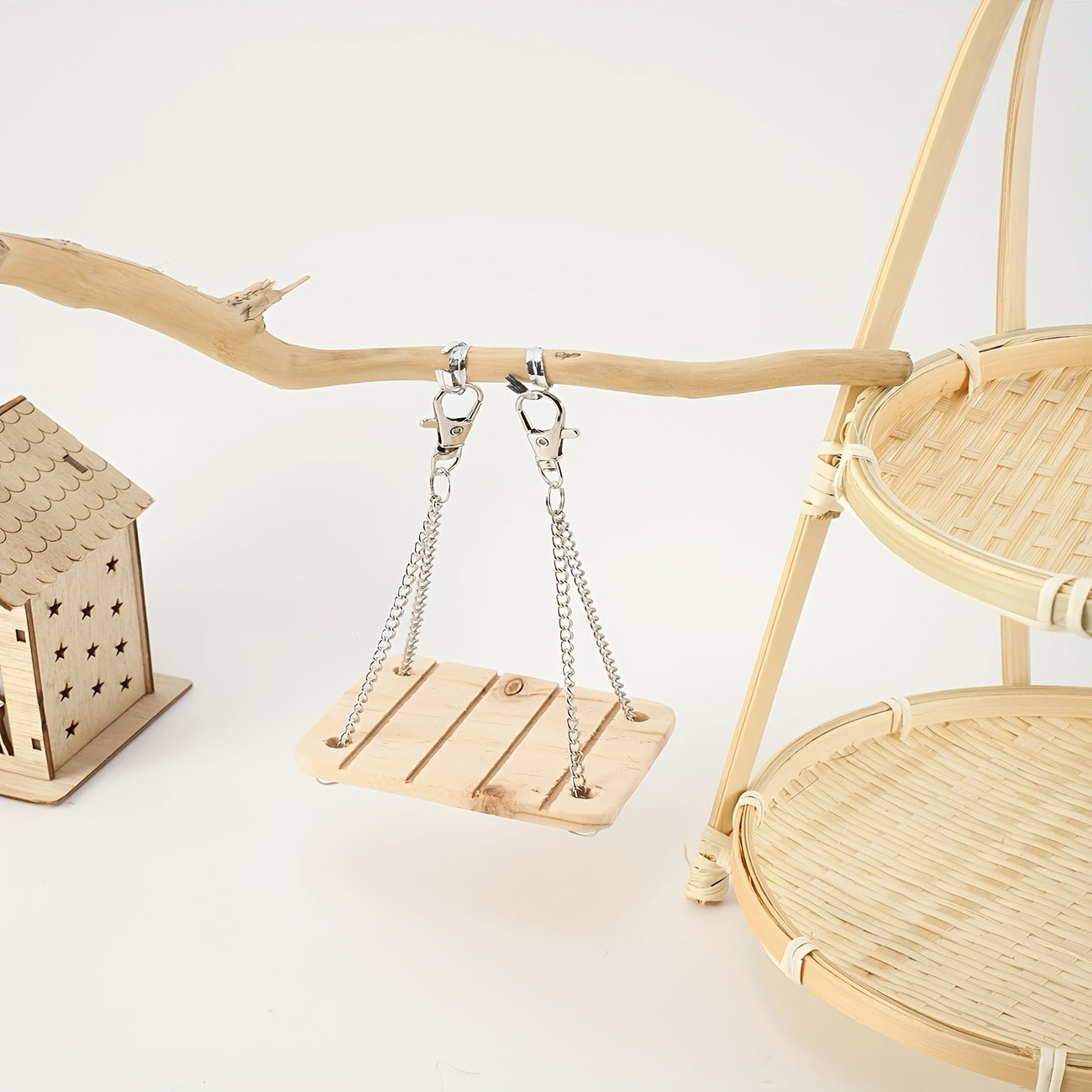 Dollhouse Pet House Swing - Birthday Party Accessory