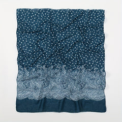 Polka Dot Paisley Print Scarves Casual Windproof Shawl