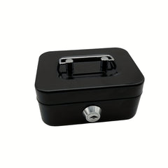 Metal Money Storage Box Locking Lid & Keys Home Dorm