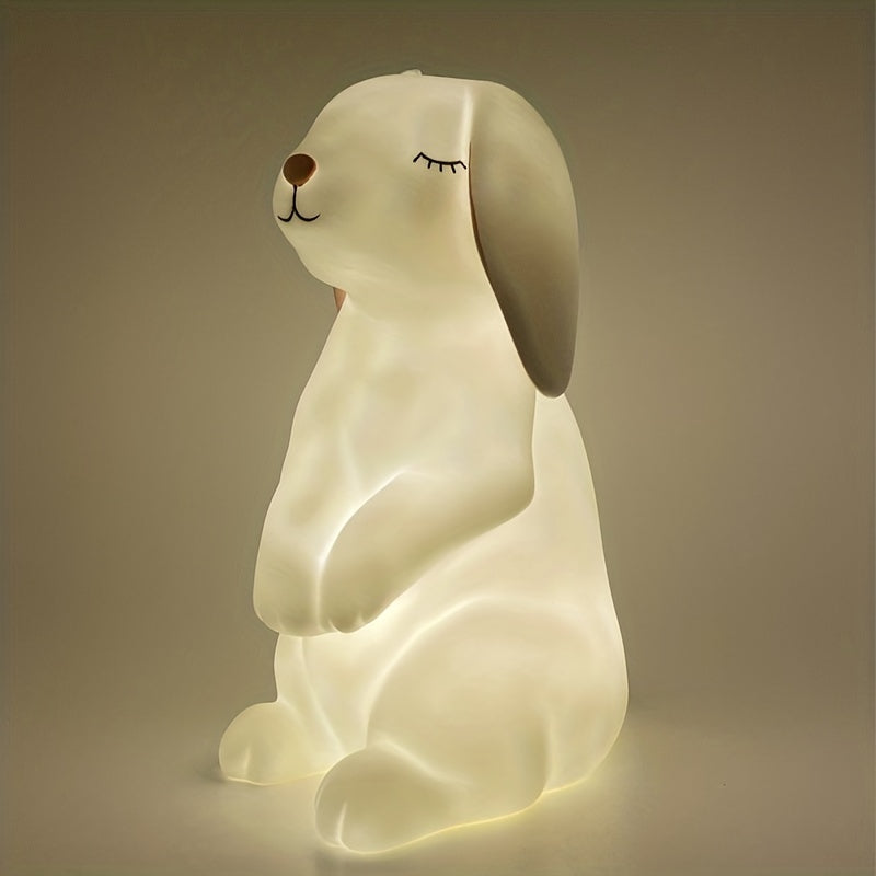 Kids LED Night Light Rabbit Bedroom Lamp Baby Bedside Feeding Eye Protection