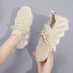 Women's Breathable Octopus Sneakers Lace Up Outdoor Lightweight Running Shoes