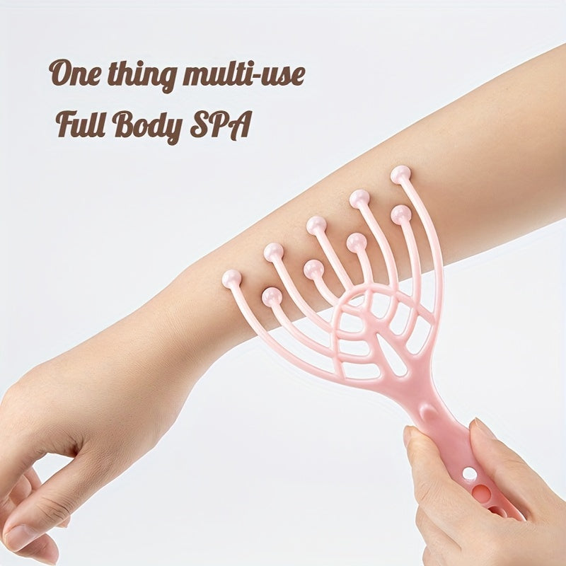 9-Claw Scalp Massager Handheld for Hair Care Stress Relief