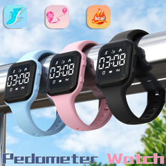 Colorful LED Digital Kids Watch with Timer Alarm Clock Stopwatch Pedometer