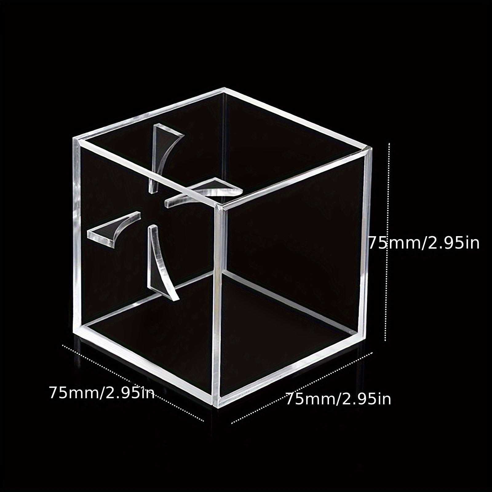 Acrylic Baseball Storage Box Portable Holder Case