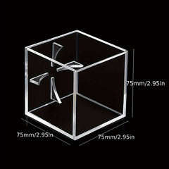 Acrylic Baseball Storage Box Portable Holder Case