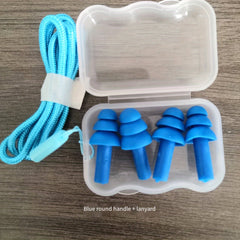 Silicone Earplugs For Swimming And Sleeping - Comfortable Wearing And Soundproof