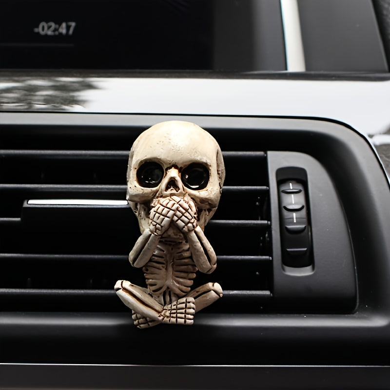 3Pcs Skull Car Air Freshener Clips For Car Interior Vent