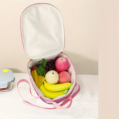 Large Capacity Cartoon Insulated Lunch Box PU Waterproof Bento Bag