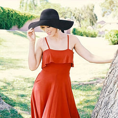 Wide Brim Sun Hat Oversized Straw Beach Hats Foldable Women Sunshade Straw Hats