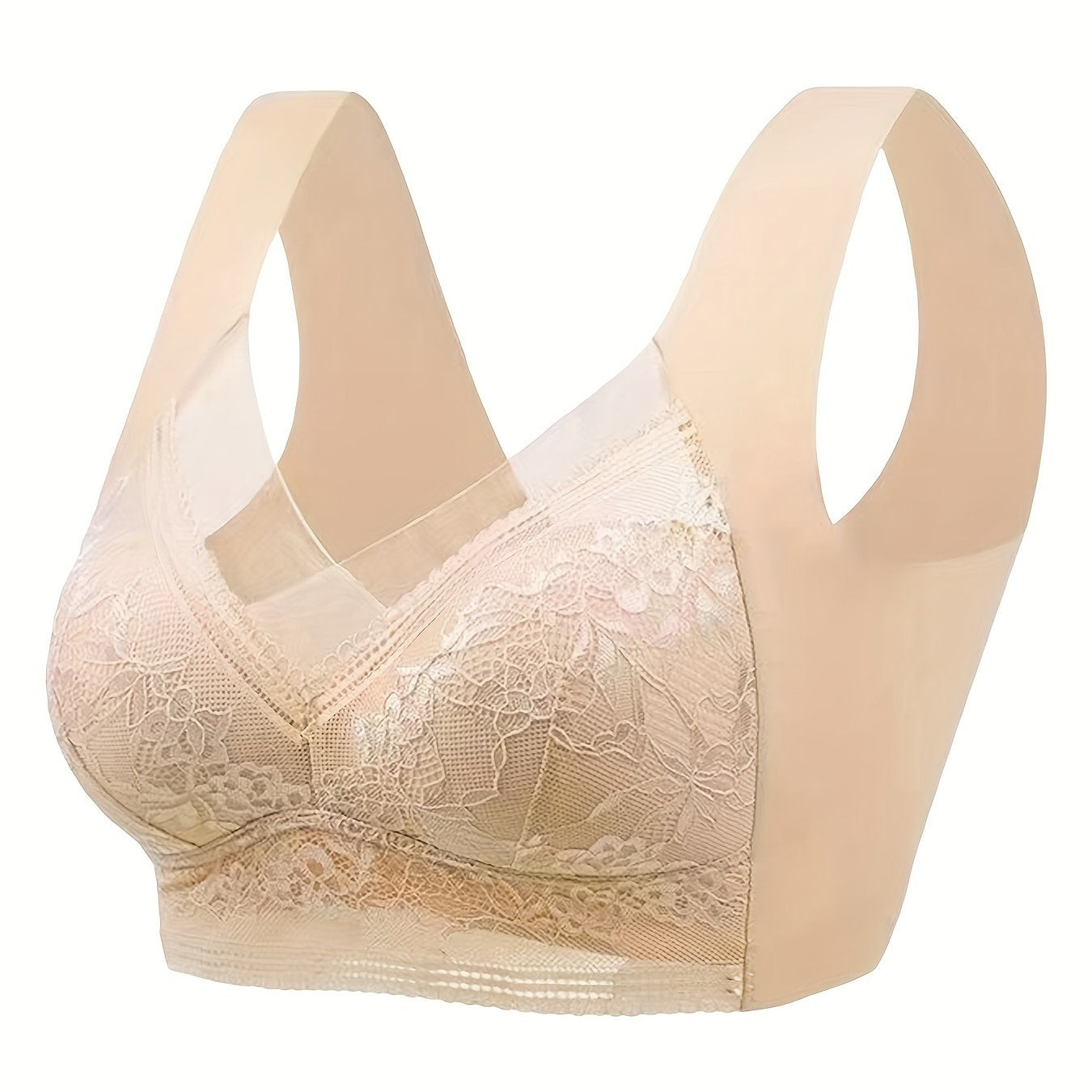 Wireless Lace Bra Full Coverage Lingerie