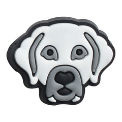 21pcs Dog Pattern Decorative Charms for Clogs Bubble Slides Sandals PVC Shoes