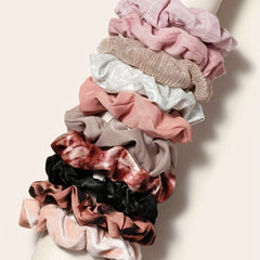 10pcs Large Scrunchie Hair Tie Hair Rope Female Party Hair Accessories