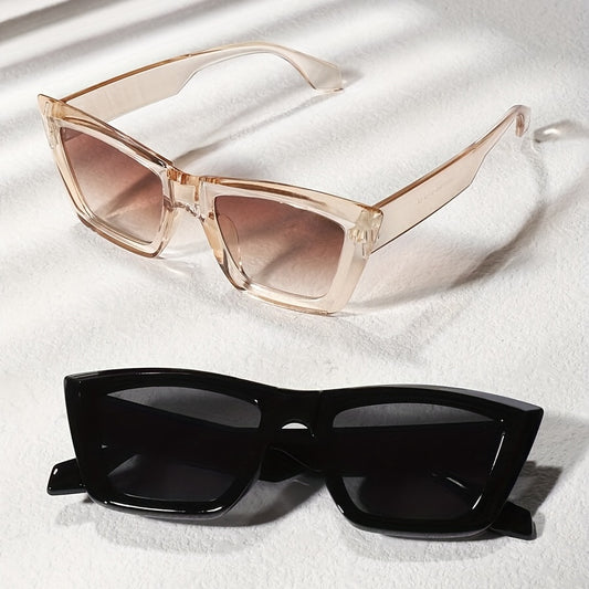 Square Cat Eye Sunglasses UV400 Anti Glare for Men Women