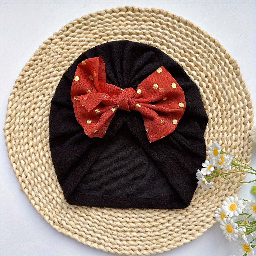 Baby Thin Headband Soft Bowtie Hat Newborns