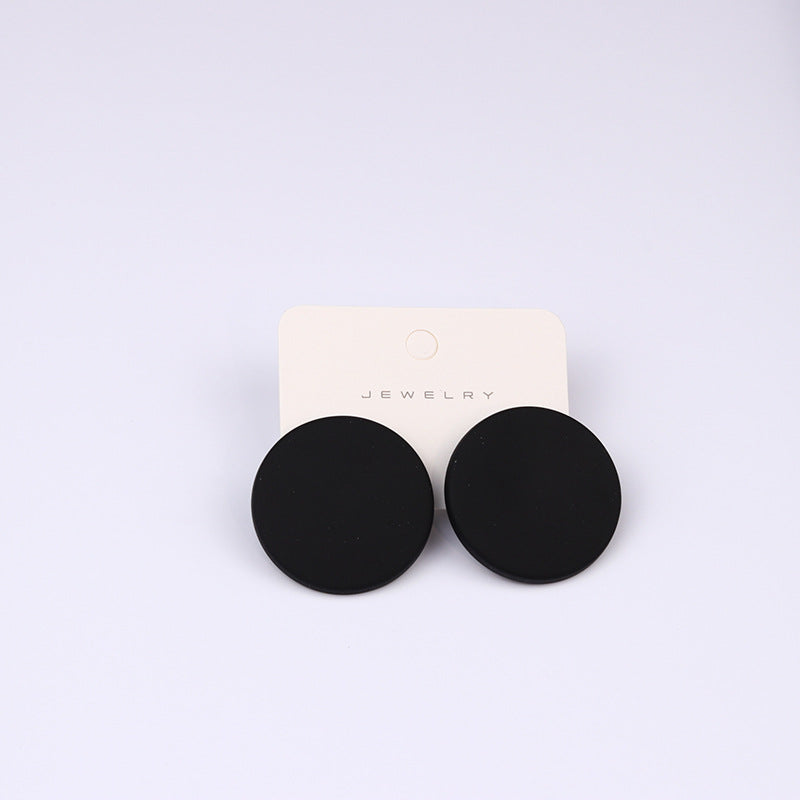 Colorful Acrylic Big Stud Earrings for Women Girls Teen 1Pair