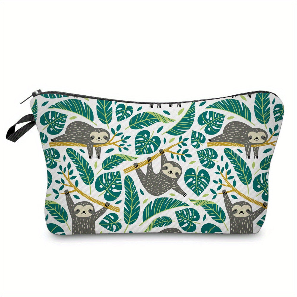Cartoon Print Comestic Bag Portable Makeup Pouch Toiletry Storage Bag