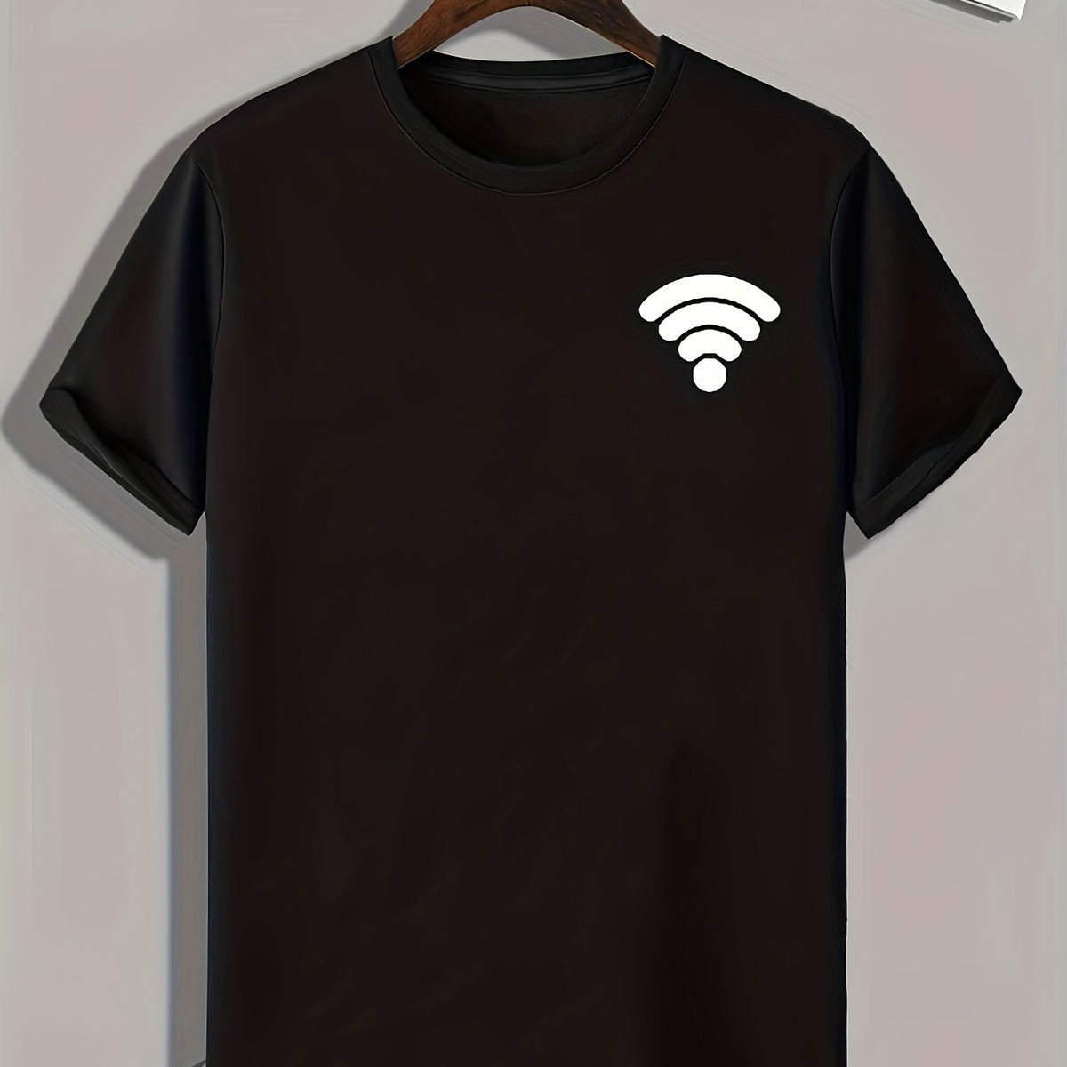 Wi-Fi Signal Print Men's Sports Tee