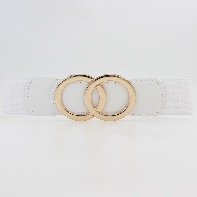 Stretchy Dress Belt Women Elastic Waistband Wide Belt
