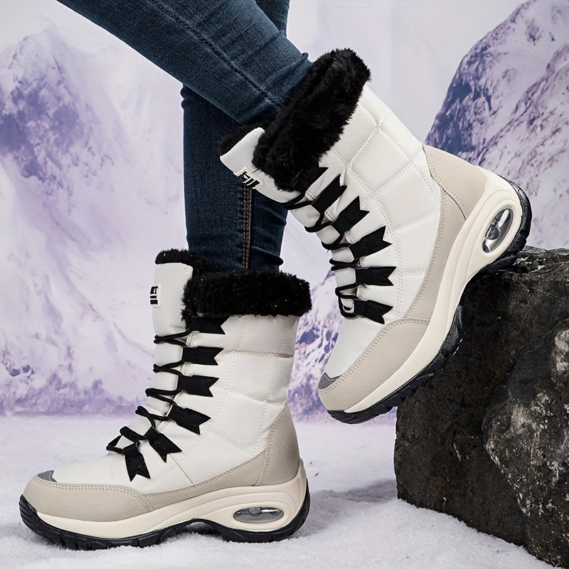 Women's Snow Boots Warm Air Cushion Hiking Shoes