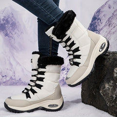 Women's Snow Boots Warm Air Cushion Hiking Shoes