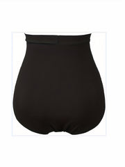  Solid Ruched High Waist Bikini Bottoms