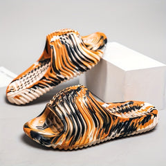 Men's Camo Non Slip Slides Lightweight Quick Dry Slippers