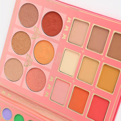 63-Color Pearly Eyeshadow Palette Matte Sequin Finish