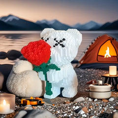 Adorable Bear Building Blocks 3D Puzzle for Family Activities