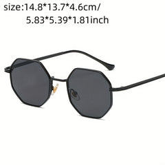 Classic Vintage Metal Sided Sunglasses for Men