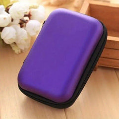 Portable Travel Earphone Bag Coin Purse Storage Box
