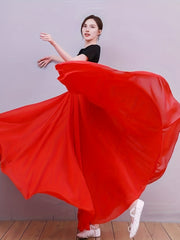 Women's Oversized Dancing Skirt High Waist Casual Sports Skirt