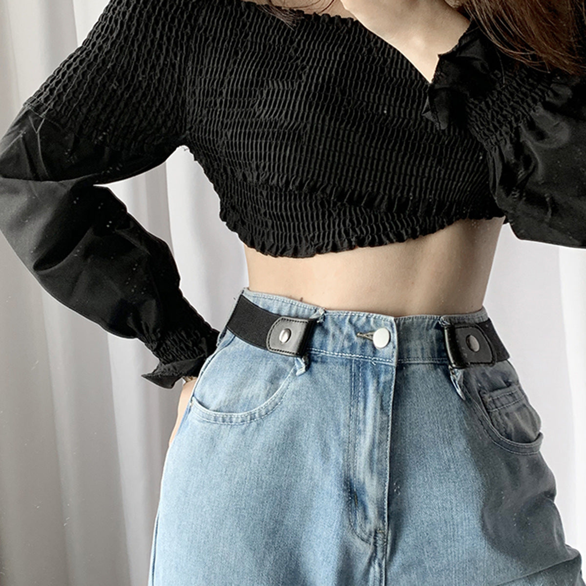 Easy Belt Without Buckle Men Belts Women