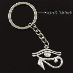 Vintage Egypt Eye Of Horus Keychain Men Gothic Pendant Key Chains