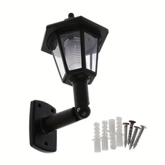 Retro Solar Hexagon Lights Floor Socket Hexagon Lawn Lights