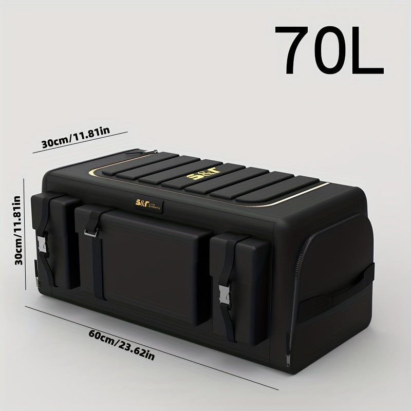High-End Car Trunk Organizer Foldable Compartment