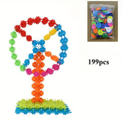 199pc Colorful Building Blocks Set - Ideal Holiday Gift