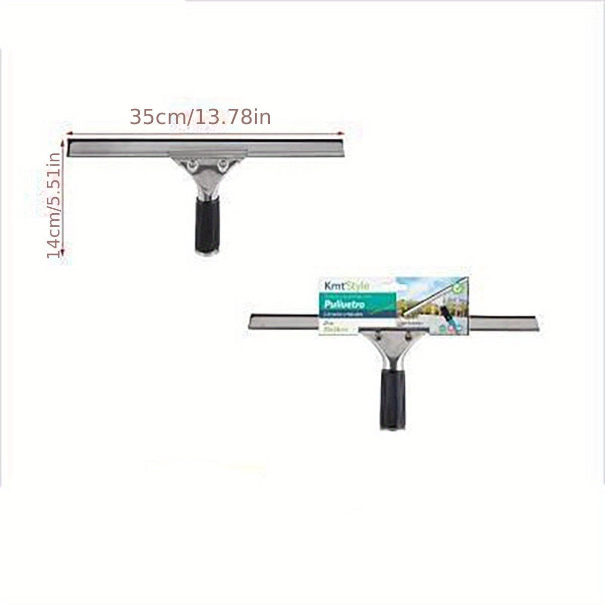Stainless Steel Shower Squeegee Window Glass Wiper