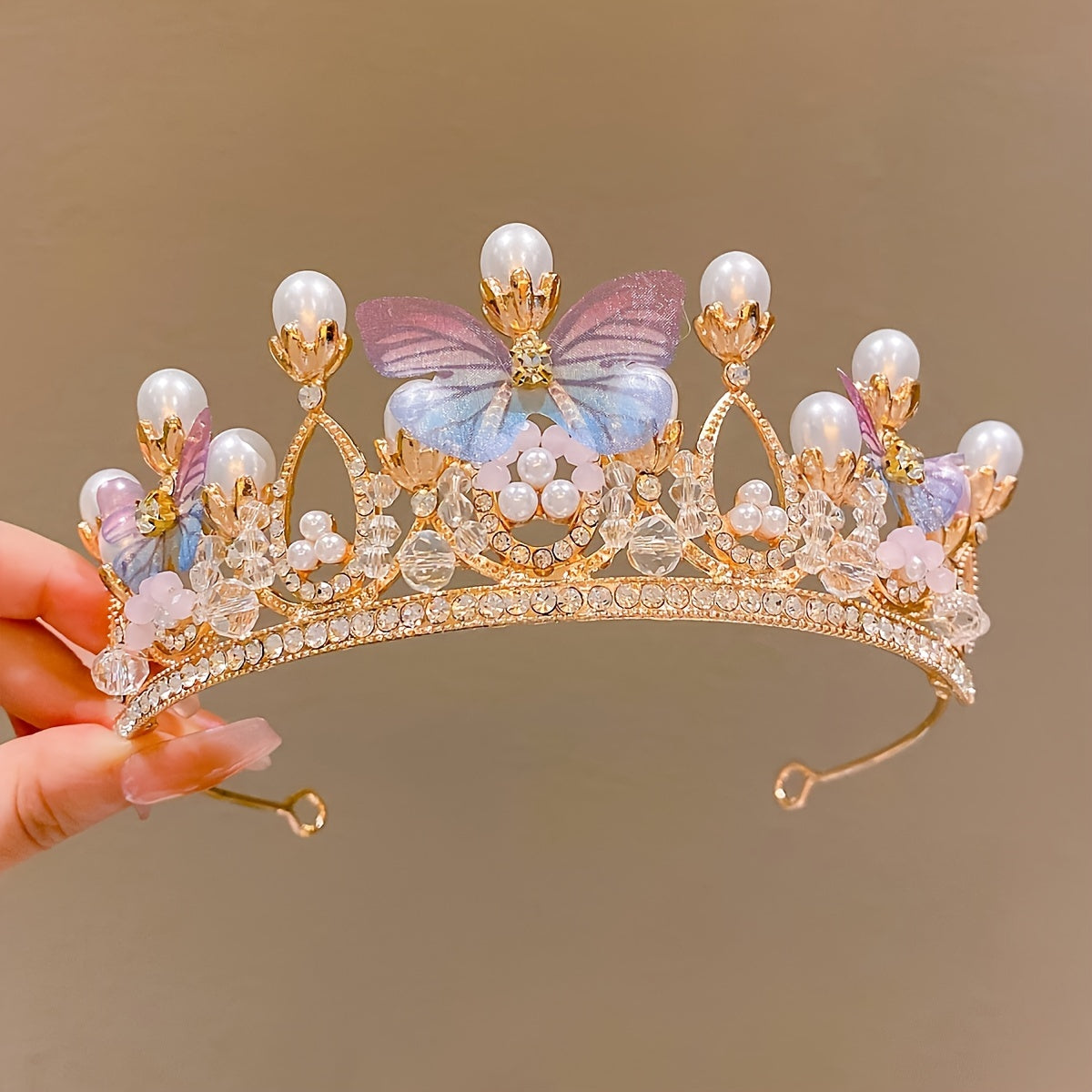 Horse Eye Drills Water Insertion Loving Comb Birthday Crown