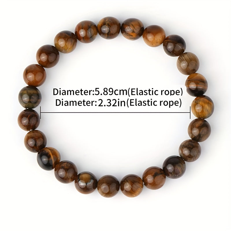 8mm Rose Quartz Stone Bracelet Birthstone Friendship Bracelet