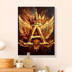 DIY Painting by Numbers Kit Letter A Personal Collection Christmas Birthday