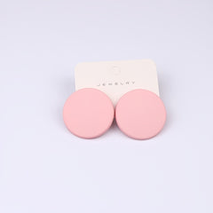 Colorful Acrylic Big Stud Earrings for Women Girls Teen 1Pair