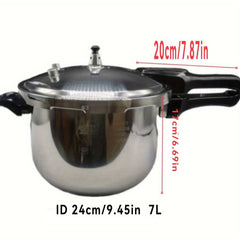 7L Stainless Steel Pressure Cooker Commercial Pressure Canner
