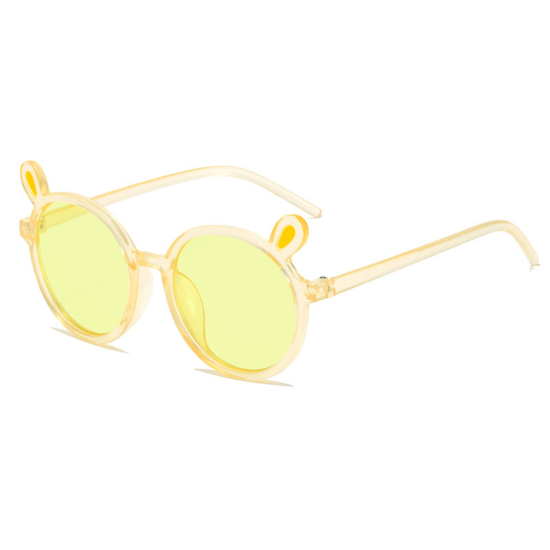 Kids Ear Shaped Sunglasses UV Protection Sunshade Glasses