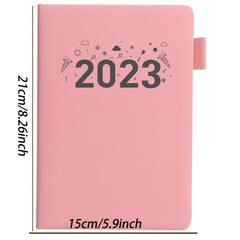 A5 360 Pages Office Leather Business Notepad Thick Leather Diary