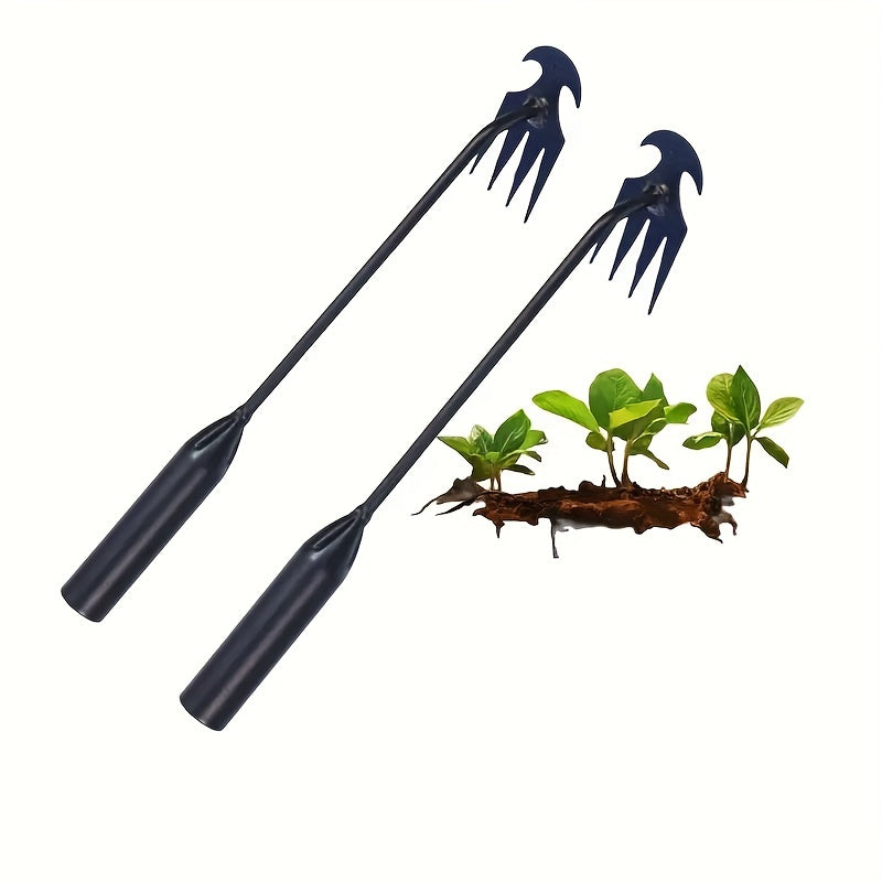 1pc Garden Weeding Tool Manganese Steel Weed Puller Hand Remover