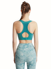 Hollow Back Sports Bra Beauty Back Yoga Running Push Up Fitness Bra